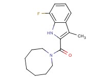 2-(azocan-1-ylcarbonyl)-7-fluoro-3-methyl-1H-indole