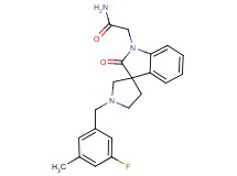 2-[1'-(3-fluoro-5-methylbenzyl)-2-oxospiro[indole-3,3'-pyrrolidin]-1(2H)-yl]acetamide