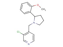 3-chloro-4-{[2-(2-methoxyphenyl)pyrrolidin-1-yl]methyl}pyridine