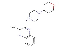 2-methyl-3-{[4-(tetrahydro-2H-pyran-4-yl)piperazin-1-yl]methyl}quinoxaline