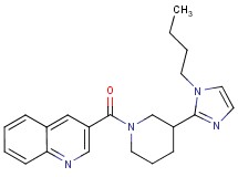3-{[3-(1-butyl-1H-imidazol-2-yl)piperidin-1-yl]carbonyl}quinoline