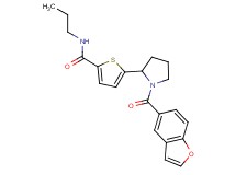 5-[1-(1-benzofuran-5-ylcarbonyl)-2-pyrrolidinyl]-N-propyl-2-thiophenecarboxamide