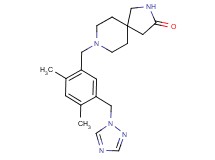 8-[2,4-dimethyl-5-(1H-1,2,4-triazol-1-ylmethyl)benzyl]-2,8-diazaspiro[4.5]decan-3-one