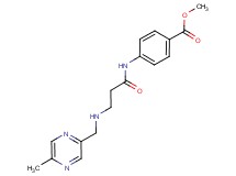 methyl 4-[(3-{[(5-methylpyrazin-2-yl)methyl]amino}propanoyl)amino]benzoate