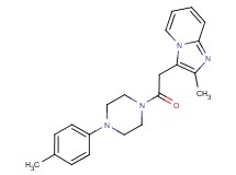 2-methyl-3-{2-[4-(4-methylphenyl)piperazin-1-yl]-2-oxoethyl}imidazo[1,2-a]pyridine