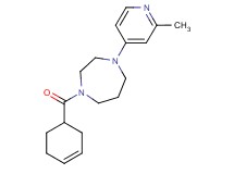 1-(3-cyclohexen-1-ylcarbonyl)-4-(2-methyl-4-pyridinyl)-1,4-diazepane