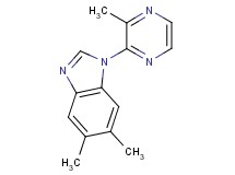 5,6-dimethyl-1-(3-methylpyrazin-2-yl)-1H-benzimidazole