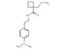 N-{2-[4-(dimethylamino)phenyl]ethyl}-1-(methoxymethyl)cyclobutanecarboxamide
