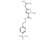 N-{2-[4-(aminosulfonyl)phenyl]ethyl}-3-isobutyl-1-methyl-1H-pyrazole-5-carboxamide