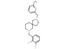 7-(2,3-difluorobenzyl)-2-[(6-methyl-2-pyridinyl)methyl]-2,7-diazaspiro[4.5]decane