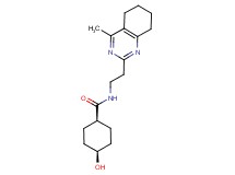 cis-4-hydroxy-N-[2-(4-methyl-5,6,7,8-tetrahydroquinazolin-2-yl)ethyl]cyclohexanecarboxamide