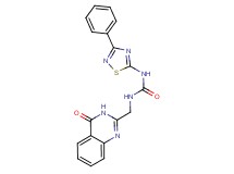 N-[(4-oxo-3,4-dihydroquinazolin-2-yl)methyl]-N'-(3-phenyl-1,2,4-thiadiazol-5-yl)urea