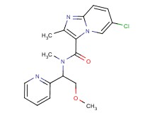 6-chloro-N-(2-methoxy-1-pyridin-2-ylethyl)-N,2-dimethylimidazo[1,2-a]pyridine-3-carboxamide