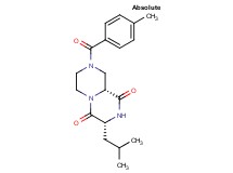 (3R,9aR)-3-isobutyl-8-(4-methylbenzoyl)tetrahydro-2H-pyrazino[1,2-a]pyrazine-1,4(3H,6H)-dione