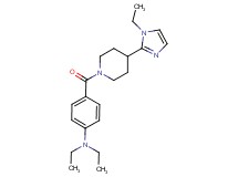 N,N-diethyl-4-{[4-(1-ethyl-1H-imidazol-2-yl)-1-piperidinyl]carbonyl}aniline