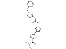 5-(1-{2-[(1-benzyl-1H-pyrazol-3-yl)amino]-2-oxoethyl}-1H-pyrazol-4-yl)-N,N-dimethyl-2-furamide