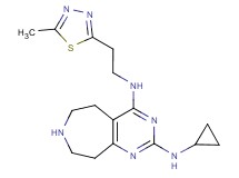 N~2~-cyclopropyl-N~4~-[2-(5-methyl-1,3,4-thiadiazol-2-yl)ethyl]-6,7,8,9-tetrahydro-5H-pyrimido[4,5-d]azepine-2,4-diamine