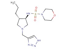 N-[rel-(3R,4S)-4-propyl-1-(1H-1,2,3-triazol-4-ylmethyl)-3-pyrrolidinyl]-4-morpholinesulfonamide hydrochloride