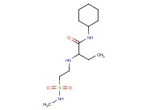 N-cyclohexyl-2-({2-[(methylamino)sulfonyl]ethyl}amino)butanamide