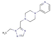 1-[(1-ethyl-1H-1,2,4-triazol-5-yl)methyl]-4-pyridin-3-ylpiperazine