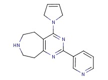 4-(2,5-dihydro-1H-pyrrol-1-yl)-2-(3-pyridinyl)-6,7,8,9-tetrahydro-5H-pyrimido[4,5-d]azepine dihydrochloride