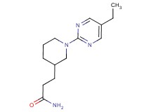 3-[1-(5-ethylpyrimidin-2-yl)piperidin-3-yl]propanamide