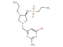 N-{rel-(3R,4S)-1-[(6-hydroxy-2-methyl-4-pyrimidinyl)methyl]-4-propyl-3-pyrrolidinyl}-1-propanesulfonamide dihydrochloride