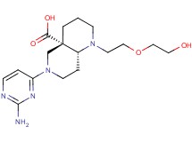 (4aS*,8aR*)-6-(2-amino-4-pyrimidinyl)-1-[2-(2-hydroxyethoxy)ethyl]octahydro-1,6-naphthyridine-4a(2H)-carboxylic acid