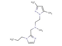 2-(3,5-dimethyl-1H-pyrazol-1-yl)-N-methyl-N-[(1-propyl-1H-imidazol-2-yl)methyl]ethanamine