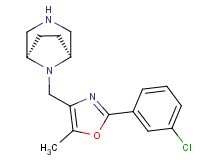 rel-(1R,5S)-8-{[2-(3-chlorophenyl)-5-methyl-1,3-oxazol-4-yl]methyl}-3,8-diazabicyclo[3.2.1]octane hydrochloride