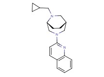 2-[(1R*,5R*)-6-(cyclopropylmethyl)-3,6-diazabicyclo[3.2.2]non-3-yl]quinoline