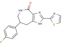 7-(4-fluorophenyl)-2-(1,3-thiazol-2-yl)-5,6,7,8-tetrahydroimidazo[4,5-c]azepin-4(1H)-one