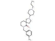 7-(3-methylbenzyl)-2-(1-propyl-4-piperidinyl)-2,7-diazaspiro[4.5]decan-6-one