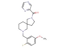 7-(2-fluoro-5-methoxybenzyl)-2-(2-pyrazinylcarbonyl)-2,7-diazaspiro[4.5]decane