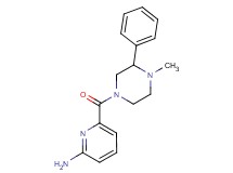 6-[(4-methyl-3-phenylpiperazin-1-yl)carbonyl]pyridin-2-amine