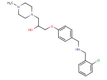 1-(4-{[(2-chlorobenzyl)amino]methyl}phenoxy)-3-(4-methyl-1-piperazinyl)-2-propanol