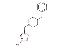 4-benzyl-1-[(5-methyl-3-isoxazolyl)methyl]piperidine trifluoroacetate