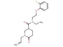 1-allyl-N-ethyl-N-[2-(2-fluorophenoxy)ethyl]-6-oxopiperidine-3-carboxamide