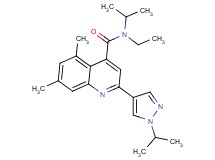 N-ethyl-N-isopropyl-2-(1-isopropyl-1H-pyrazol-4-yl)-5,7-dimethylquinoline-4-carboxamide