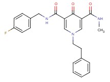 N-(4-fluorobenzyl)-N'-methyl-4-oxo-1-(2-phenylethyl)-1,4-dihydro-3,5-pyridinedicarboxamide