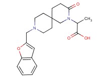2-[9-(1-benzofuran-2-ylmethyl)-3-oxo-2,9-diazaspiro[5.5]undec-2-yl]propanoic acid