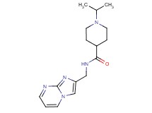 N-(imidazo[1,2-a]pyrimidin-2-ylmethyl)-1-isopropyl-4-piperidinecarboxamide