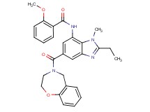 N-[5-(2,3-dihydro-1,4-benzoxazepin-4(5H)-ylcarbonyl)-2-ethyl-1-methyl-1H-benzimidazol-7-yl]-2-methoxybenzamide