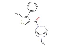 (1S*,5R*)-3-methyl-6-[(5-methyl-4-phenyl-3-thienyl)carbonyl]-3,6-diazabicyclo[3.2.2]nonane