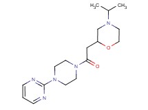 4-isopropyl-2-[2-oxo-2-(4-pyrimidin-2-ylpiperazin-1-yl)ethyl]morpholine