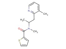 N-methyl-N-[1-methyl-2-(3-methylpyridin-2-yl)ethyl]thiophene-2-carboxamide