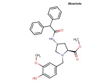 methyl (4R)-4-[(diphenylacetyl)amino]-1-(4-hydroxy-3-methoxybenzyl)-L-prolinate