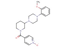 1-(2-methoxyphenyl)-4-[1-(1-oxidoisonicotinoyl)-3-piperidinyl]piperazine