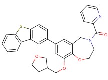 7-dibenzo[b,d]thien-2-yl-4-(2-pyridinylcarbonyl)-9-(tetrahydro-3-furanylmethoxy)-2,3,4,5-tetrahydro-1,4-benzoxazepine