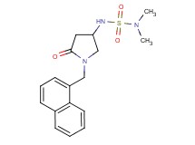 N,N-dimethyl-N'-[1-(1-naphthylmethyl)-5-oxo-3-pyrrolidinyl]sulfamide